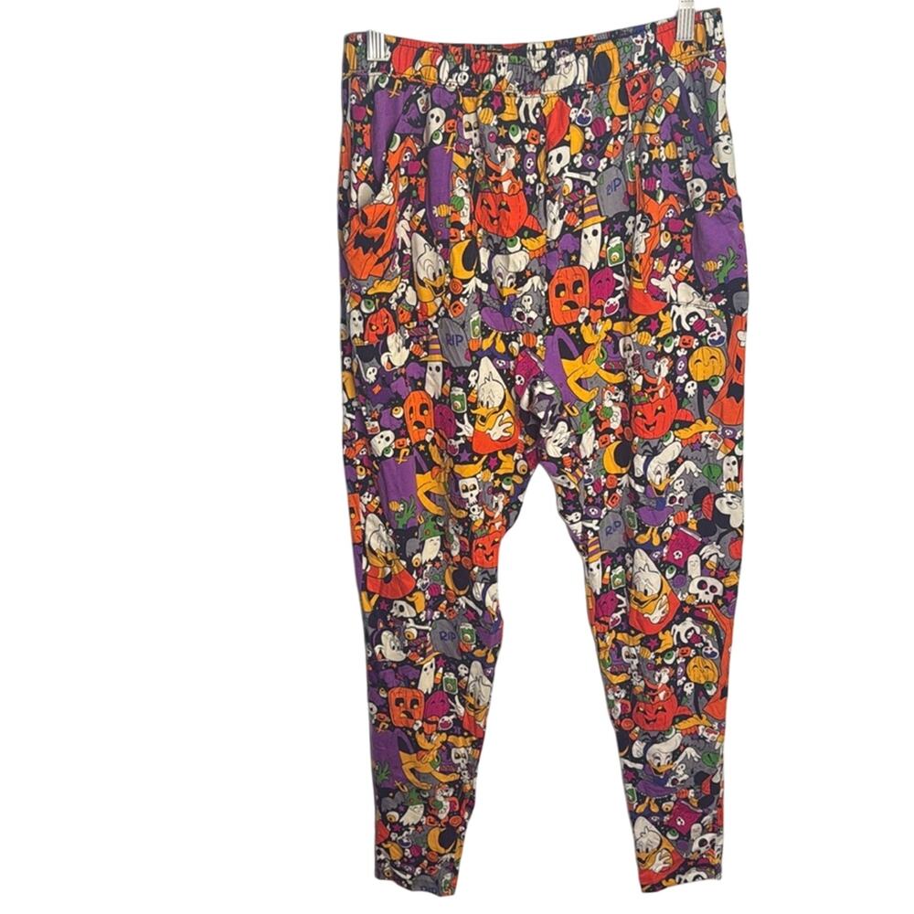 Disney Mickey Mouse and Friends Halloween Spooky Pants W-999 Size Large